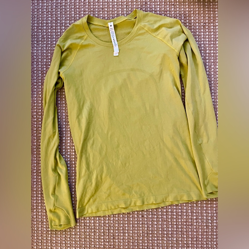 LuluLemon Green Swiftly Tech Long Sleeve